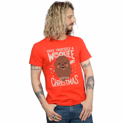 Star Wars - T-shirt WOOKIEE LITTLE - Homme (Rouge)