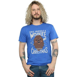 Star Wars - T-shirt WOOKIEE LITTLE - Homme (Bleu roi)