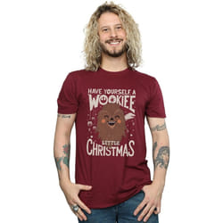 Star Wars - T-shirt WOOKIEE LITTLE - Homme (Bordeaux)