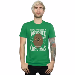 Star Wars - T-shirt WOOKIEE LITTLE - Homme (Vert vif)