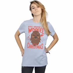 Star Wars - T-shirt WOOKIEE LITTLE - Femme (Gris chiné)
