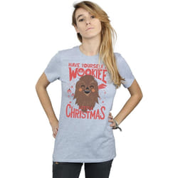 Star Wars - T-shirt WOOKIEE LITTLE - Femme (Gris chiné)