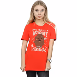 Star Wars - T-shirt WOOKIEE LITTLE - Femme (Rouge)