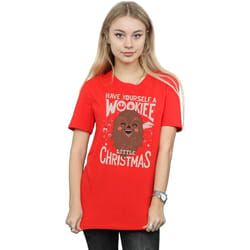 Star Wars - T-shirt WOOKIEE LITTLE - Femme (Rouge)