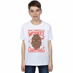 Star Wars - T-shirt WOOKIEE LITTLE - Garçon (Blanc)
