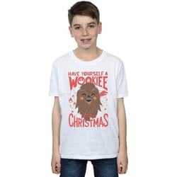 Star Wars - T-shirt WOOKIEE LITTLE - Garçon (Blanc)
