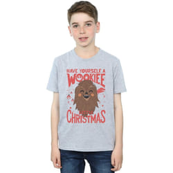 Star Wars - T-shirt WOOKIEE LITTLE - Garçon (Gris chiné)