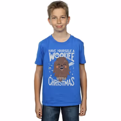 Star Wars - T-shirt WOOKIEE LITTLE - Garçon (Bleu roi)