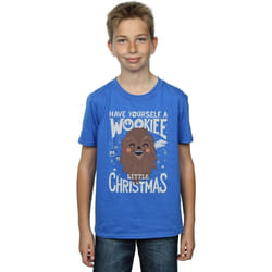 Star Wars - T-shirt WOOKIEE LITTLE - Garçon (Bleu roi)