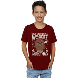 Star Wars - T-shirt WOOKIEE LITTLE - Garçon (Bordeaux)