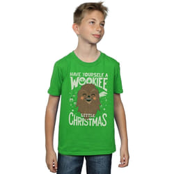 Star Wars - T-shirt WOOKIEE LITTLE - Garçon (Vert vif)