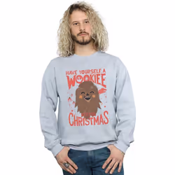 Star Wars - Sweat WOOKIEE LITTLE - Homme (Gris chiné)