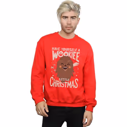 Star Wars - Sweat WOOKIEE LITTLE - Homme (Rouge)