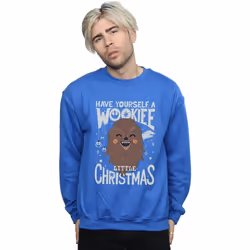 Star Wars - Sweat WOOKIEE LITTLE - Homme (Bleu roi)