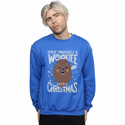 Star Wars - Sweat WOOKIEE LITTLE - Homme (Bleu roi)