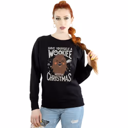 Star Wars - Sweat WOOKIEE LITTLE - Femme (Noir)