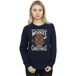 Star Wars - Sweat WOOKIEE LITTLE - Femme (Bleu marine)