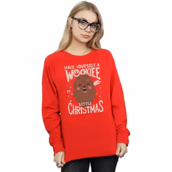 Star Wars - Sweat WOOKIEE LITTLE - Femme (Rouge)