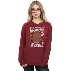 Star Wars - Sweat WOOKIEE LITTLE - Femme (Bordeaux)