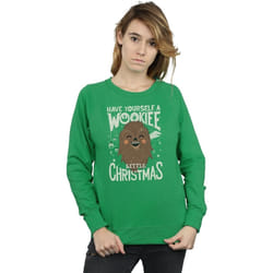 Star Wars - Sweat WOOKIEE LITTLE - Femme (Vert vif)