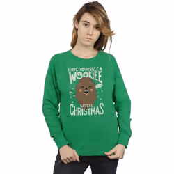 Star Wars - Sweat WOOKIEE LITTLE - Femme (Vert vif)