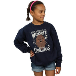 Star Wars - Sweat WOOKIEE LITTLE - Fille (Bleu marine)