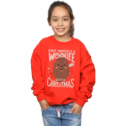 Star Wars - Sweat WOOKIEE LITTLE - Fille (Rouge)