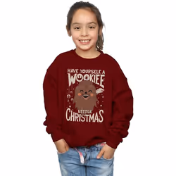 Star Wars - Sweat WOOKIEE LITTLE - Fille (Bordeaux)