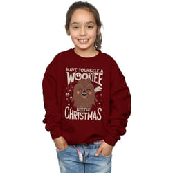 Star Wars - Sweat WOOKIEE LITTLE - Fille (Bordeaux)