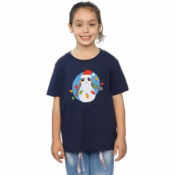Star Wars - T-shirt THE LAST JEDI - Fille (Bleu marine)