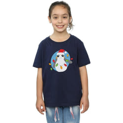 Star Wars - T-shirt THE LAST JEDI - Fille (Bleu marine)