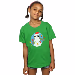 Star Wars - T-shirt THE LAST JEDI - Fille (Vert vif)