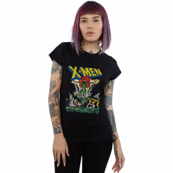 Marvel - T-shirt X-MEN ENTER THE PHOENIX - Femme (Noir)