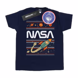 NASA - T-shirt - Homme (Bleu marine)