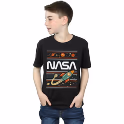 NASA - T-shirt - Garçon (Noir)
