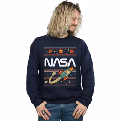 NASA - Sweat - Homme (Bleu marine)