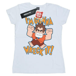 Disney - T-shirt WRECK IT RALPH I'M GONNA WRECK IT - Femme (Blanc)