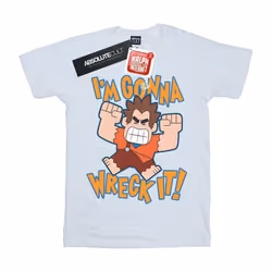 Disney - T-shirt WRECK IT RALPH I'M GONNA WRECK IT - Femme (Blanc)