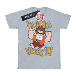 Disney - T-shirt WRECK IT RALPH I'M GONNA WRECK IT - Femme (Gris chiné)