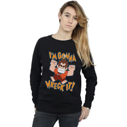 Disney - Sweat WRECK IT RALPH I'M GONNA WRECK IT - Femme (Noir)