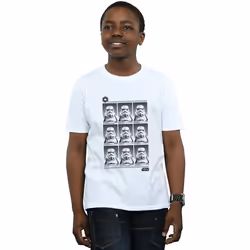 Star Wars - T-shirt - Garçon (Blanc)