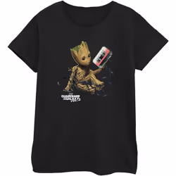 Marvel - T-shirt GUARDIANS OF THE GALAXY - Femme (Noir)
