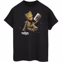 Marvel - T-shirt GUARDIANS OF THE GALAXY - Femme (Noir)