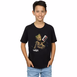 Marvel - T-shirt GUARDIANS OF THE GALAXY - Garçon (Noir)
