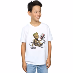 Marvel - T-shirt GUARDIANS OF THE GALAXY - Garçon (Blanc)
