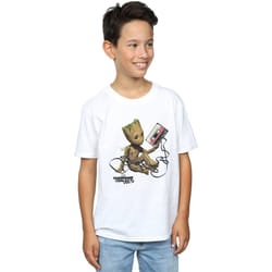 Marvel - T-shirt GUARDIANS OF THE GALAXY - Garçon (Blanc)