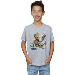 Marvel - T-shirt GUARDIANS OF THE GALAXY - Garçon (Gris chiné)
