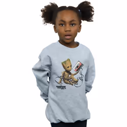 Marvel - Sweat GUARDIANS OF THE GALAXY - Fille (Gris chiné)