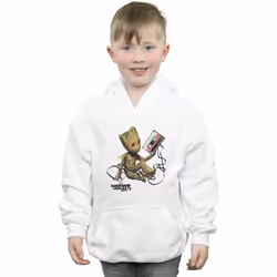 Marvel - Sweat à capuche GUARDIANS OF THE GALAXY - Garçon (Blanc)