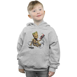 Marvel - Sweat à capuche GUARDIANS OF THE GALAXY - Garçon (Gris chiné)